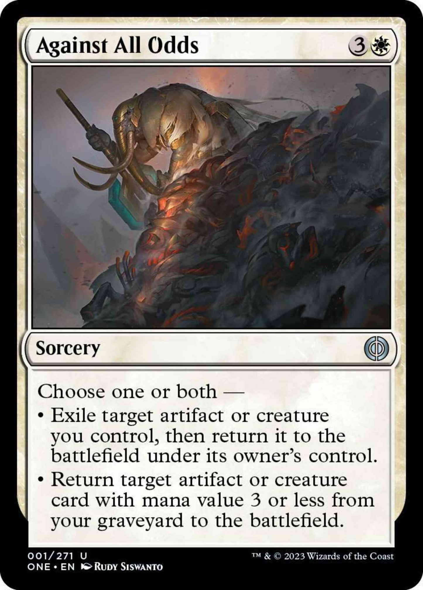 Against All Odds [1] [Phyrexia: All Will Be One] [Non-Foil]