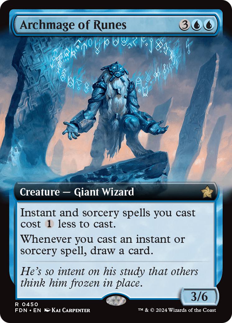 Archmage of Runes [450] [Extended Art] [Foundations] [Non-Foil]