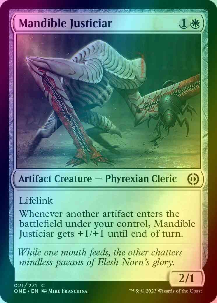 Mandible Justiciar [21] [Phyrexia: All Will Be One] [Foil]