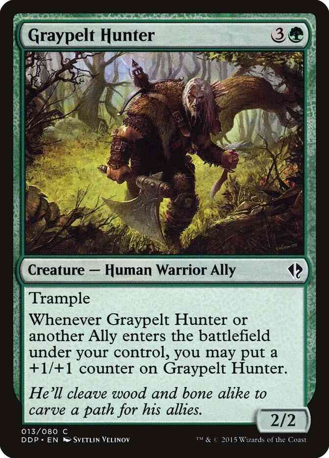 Graypelt Hunter [13] [Duel Decks Zendikar vs Eldrazi] [Non-Foil]