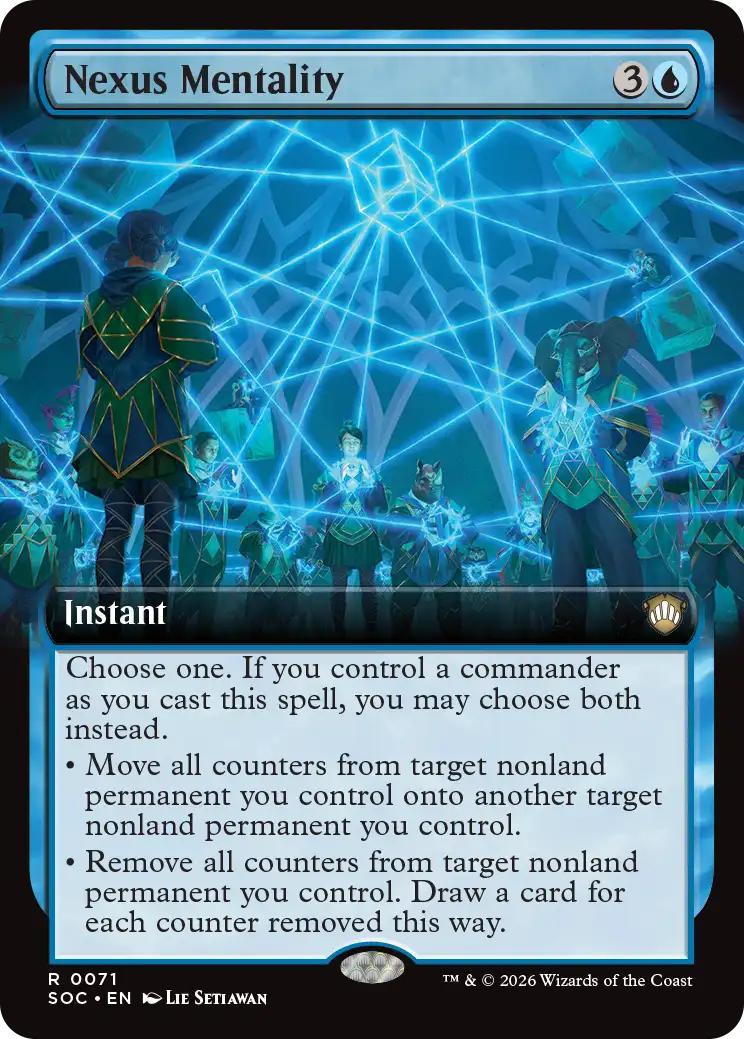 Nexus Mentality [71] [Extended Art] [Secrets of Strixhaven: Commander] [Non-Foil]
