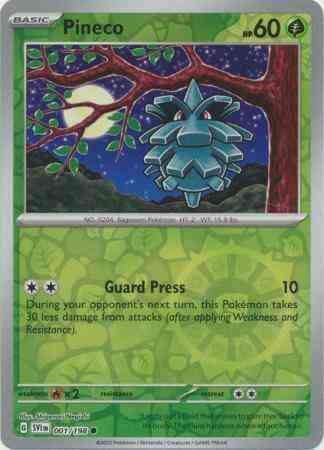 Pineco - 001/198 - Common [sv01-001] [Reverse Holo]