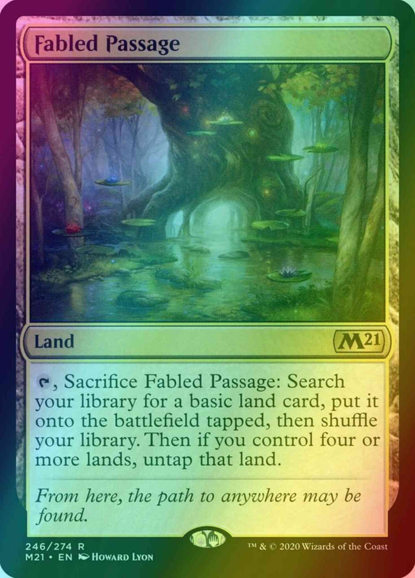 Fabled Passage [246] [Core Set 2021] [Foil]