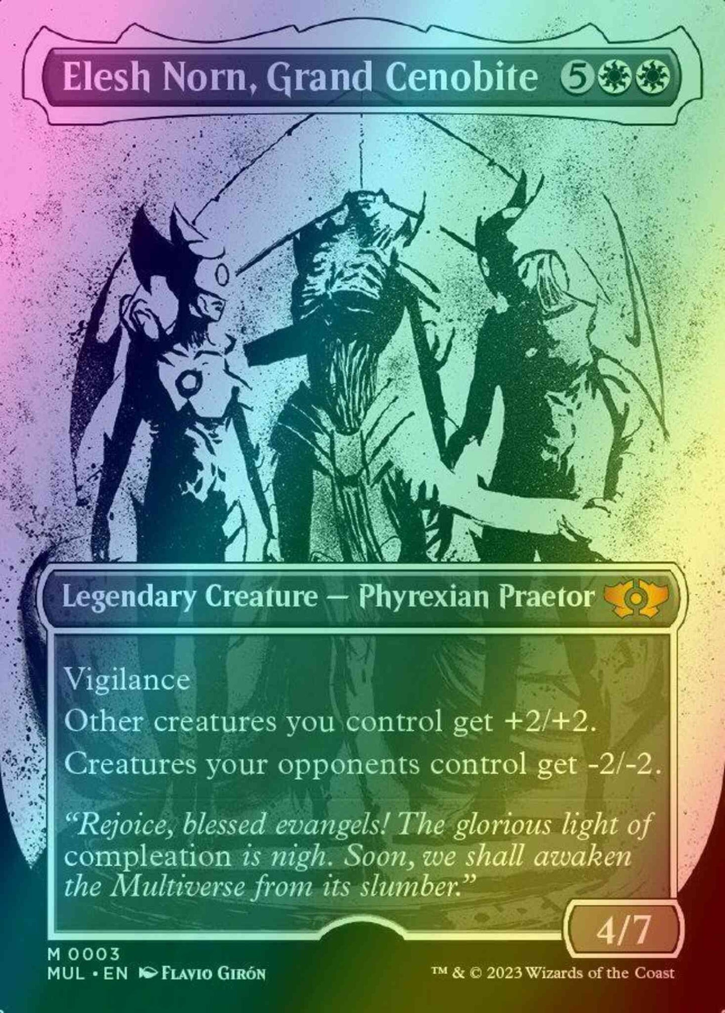 Elesh Norn, Grand Cenobite [3] [Planar Showcase] [Multiverse Legends] [Foil]