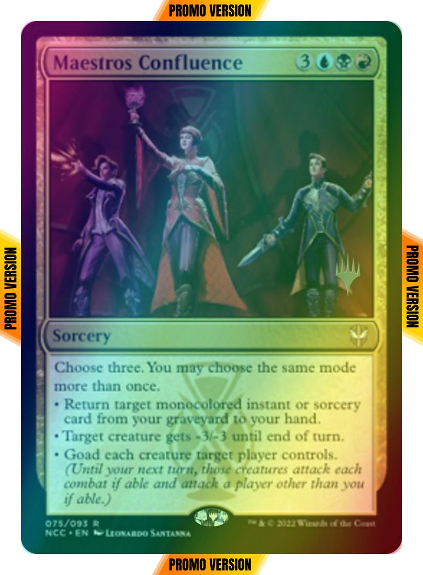 Maestros Confluence [Promo Pack] [75p] [Streets of New Capenna: Commander: Promos] [Foil]