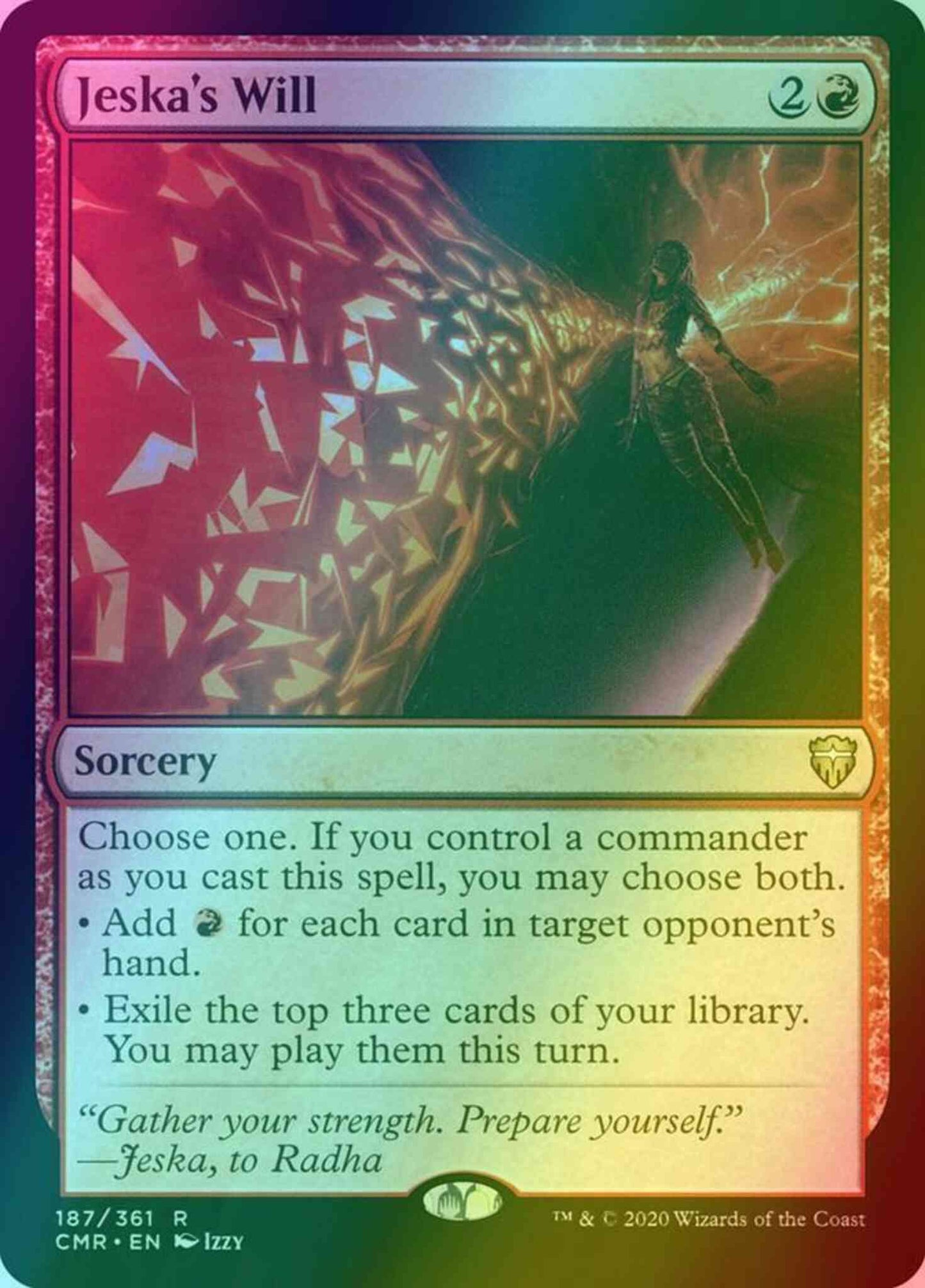 Jeska's Will [187] [Commander Legends] [Foil]