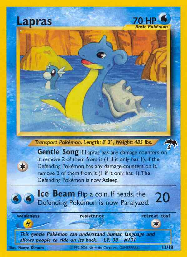 Lapras - 12/18 - Promo [si1-12] [Non-Holo]