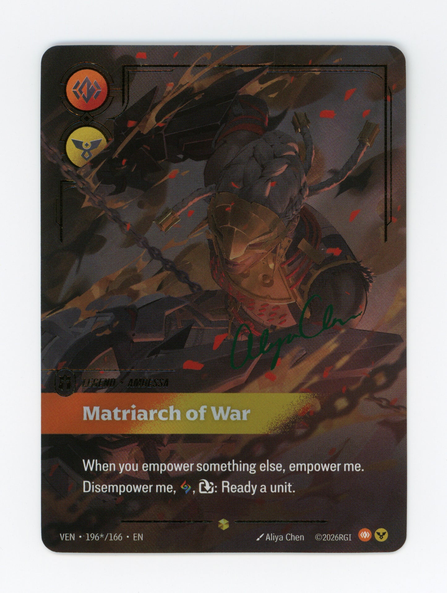 Matriarch of War (Ambessa) — Signature|Foil — ID 19751