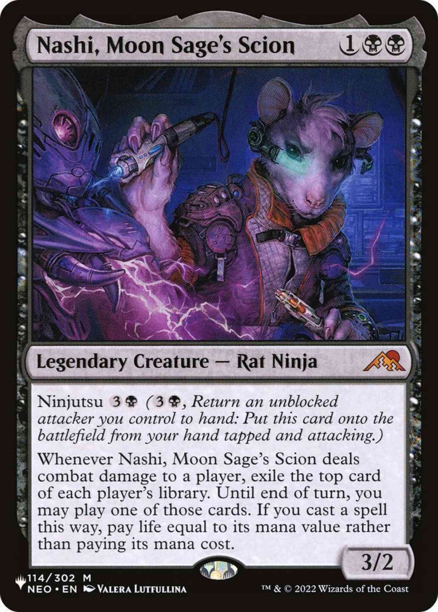 Nashi, Moon Sage's Scion [NEO-114] [The List] [Non-Foil]