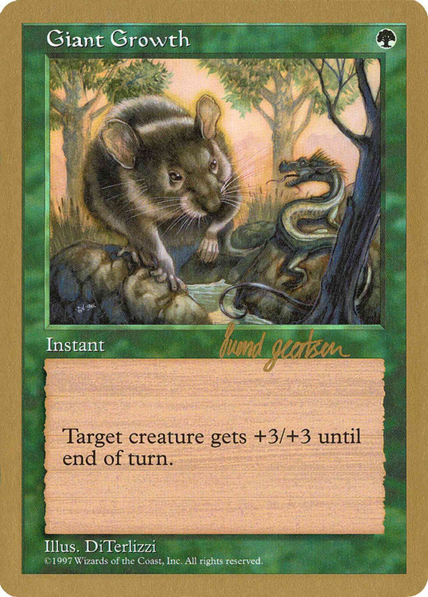 Giant Growth [sg299] [World Championship Decks 1997] [Non-Foil]