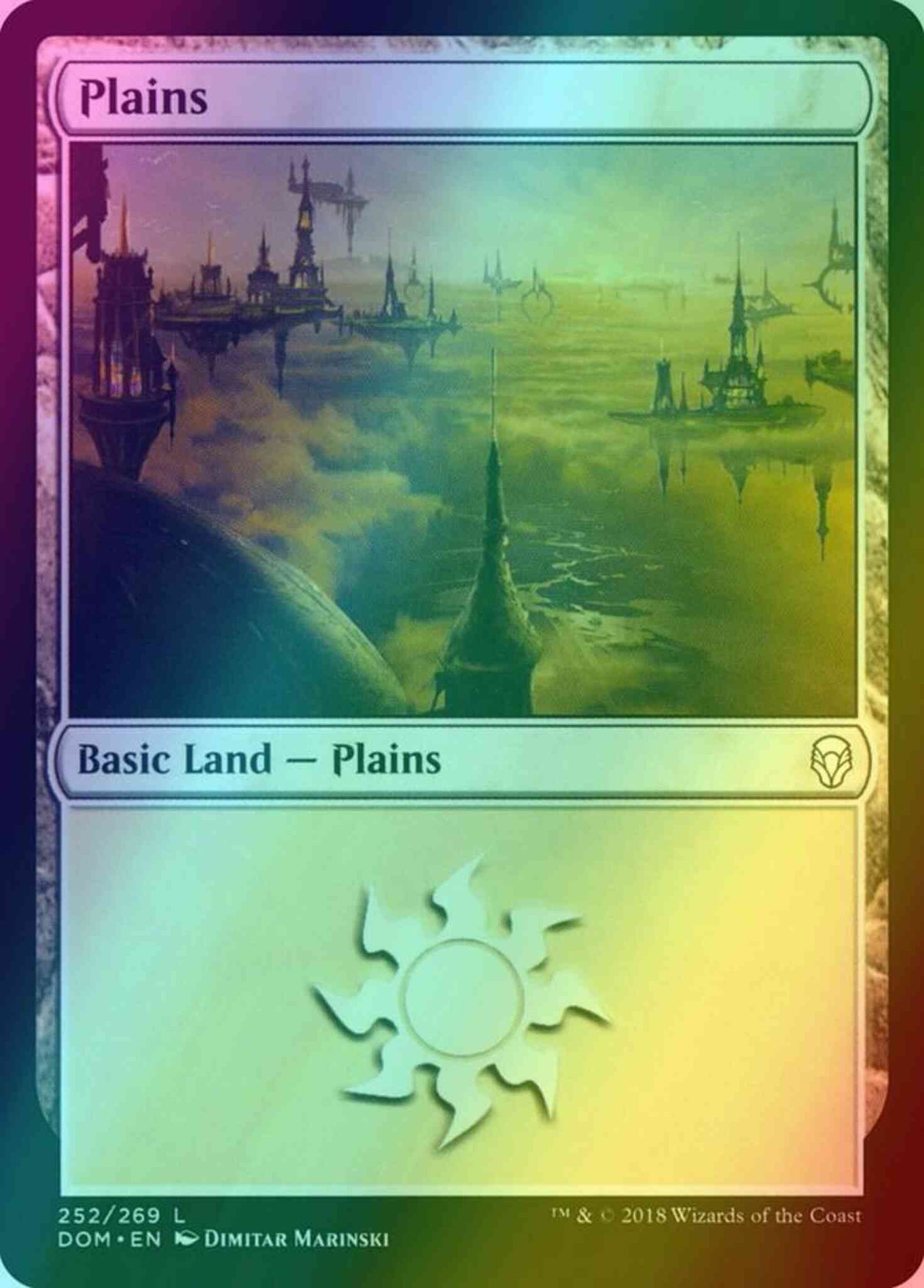 Plains [252] [Dominaria] [Foil]