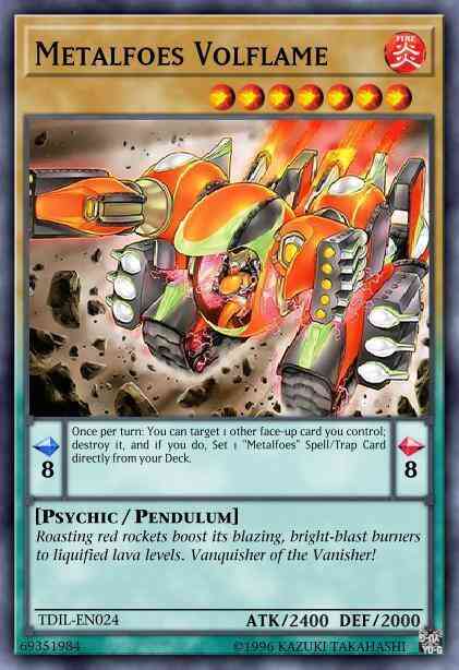 Metalfoes Volflame - TDIL-EN024 - Rare - 1st Edition