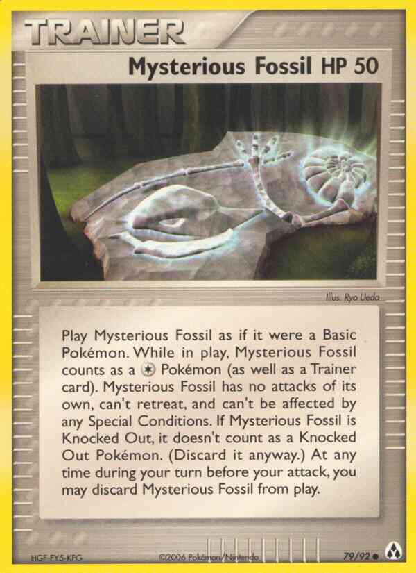 Mysterious Fossil - 79/92 - Common [ex12-79] [Reverse Holo]