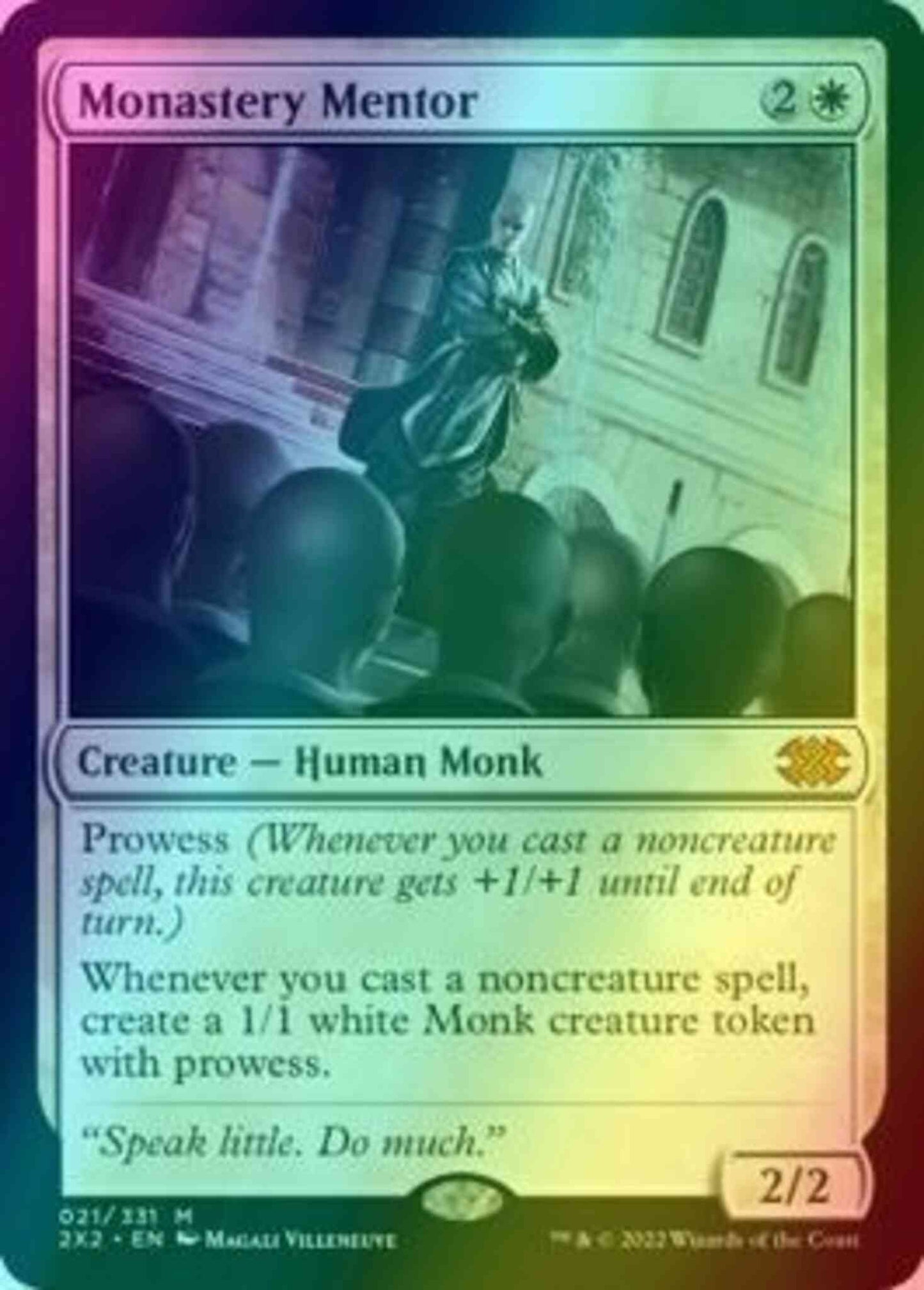Monastery Mentor [21] [Double Masters 2022] [Foil]