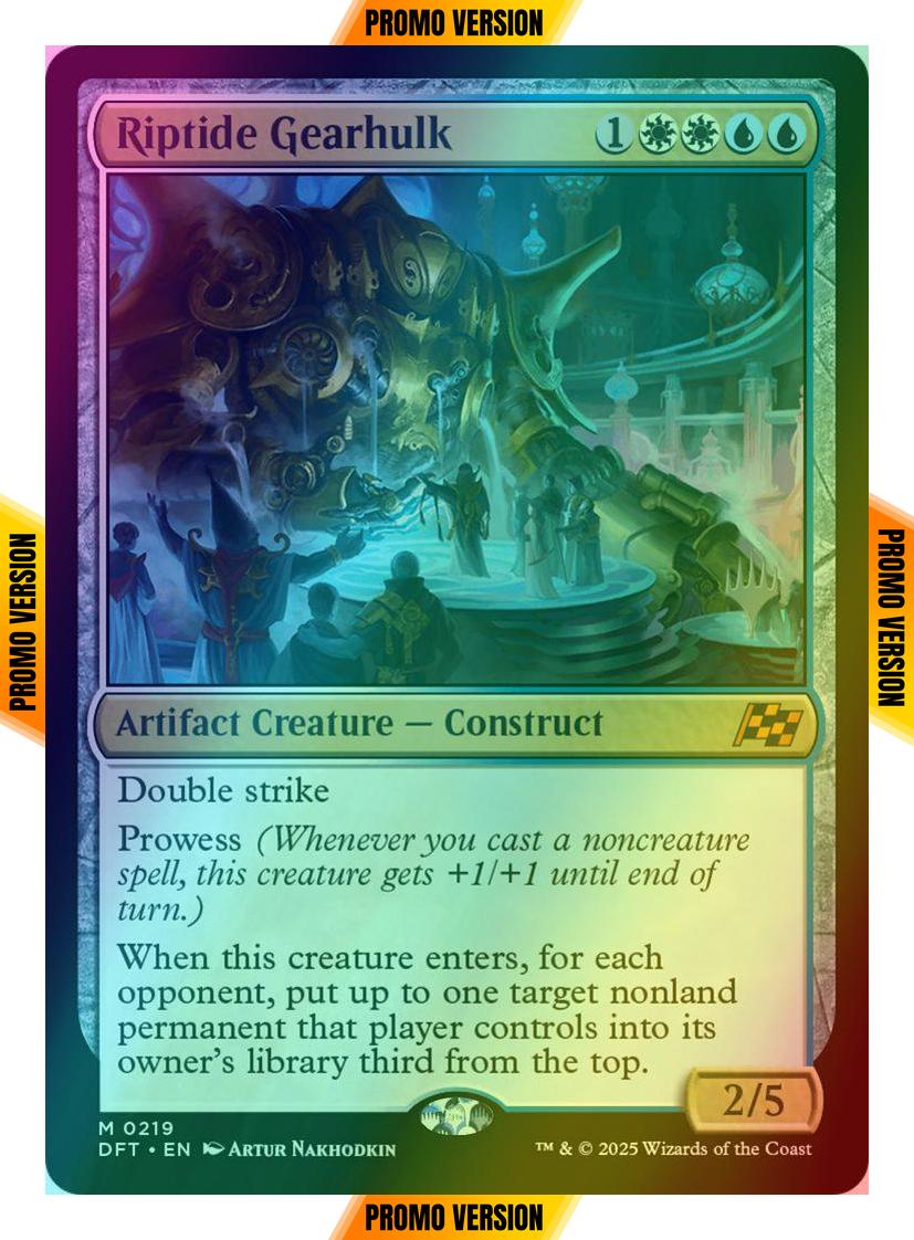 Riptide Gearhulk [219p] [Promo Pack] [Aetherdrift: Promos] [Foil]
