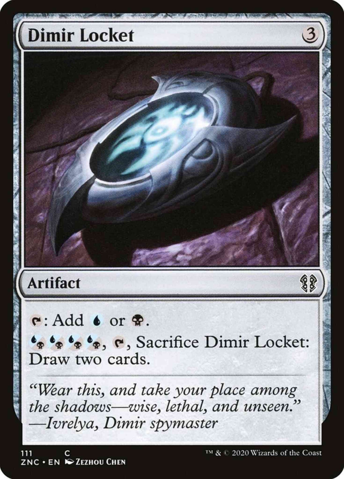 Dimir Locket [111] [Zendikar Rising Commander] [Non-Foil]