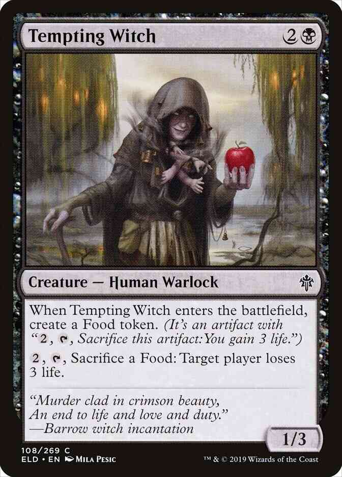 Tempting Witch [108] [Throne of Eldraine] [Non-Foil]