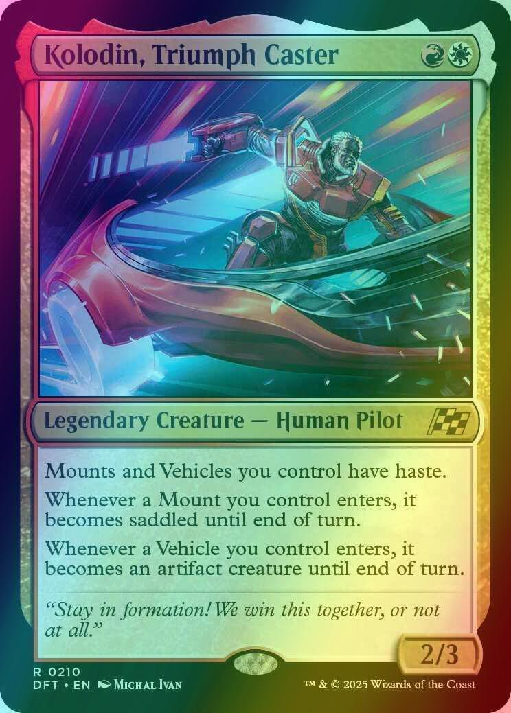 Kolodin, Triumph Caster [210] [Aetherdrift] [Foil]