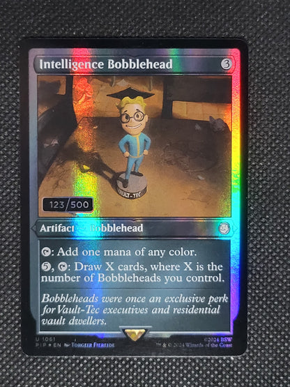 Intelligence Bobblehead — Serial Numbered|123/500|Foil — ID 19085