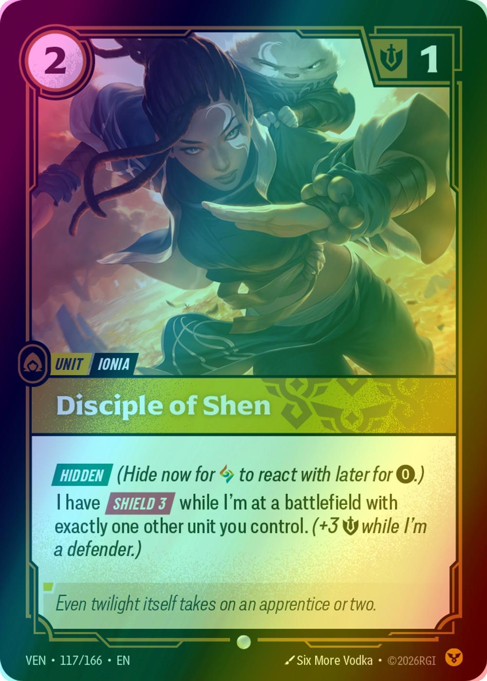 Disciple of Shen - 117/166 [Vendetta] [Foil]