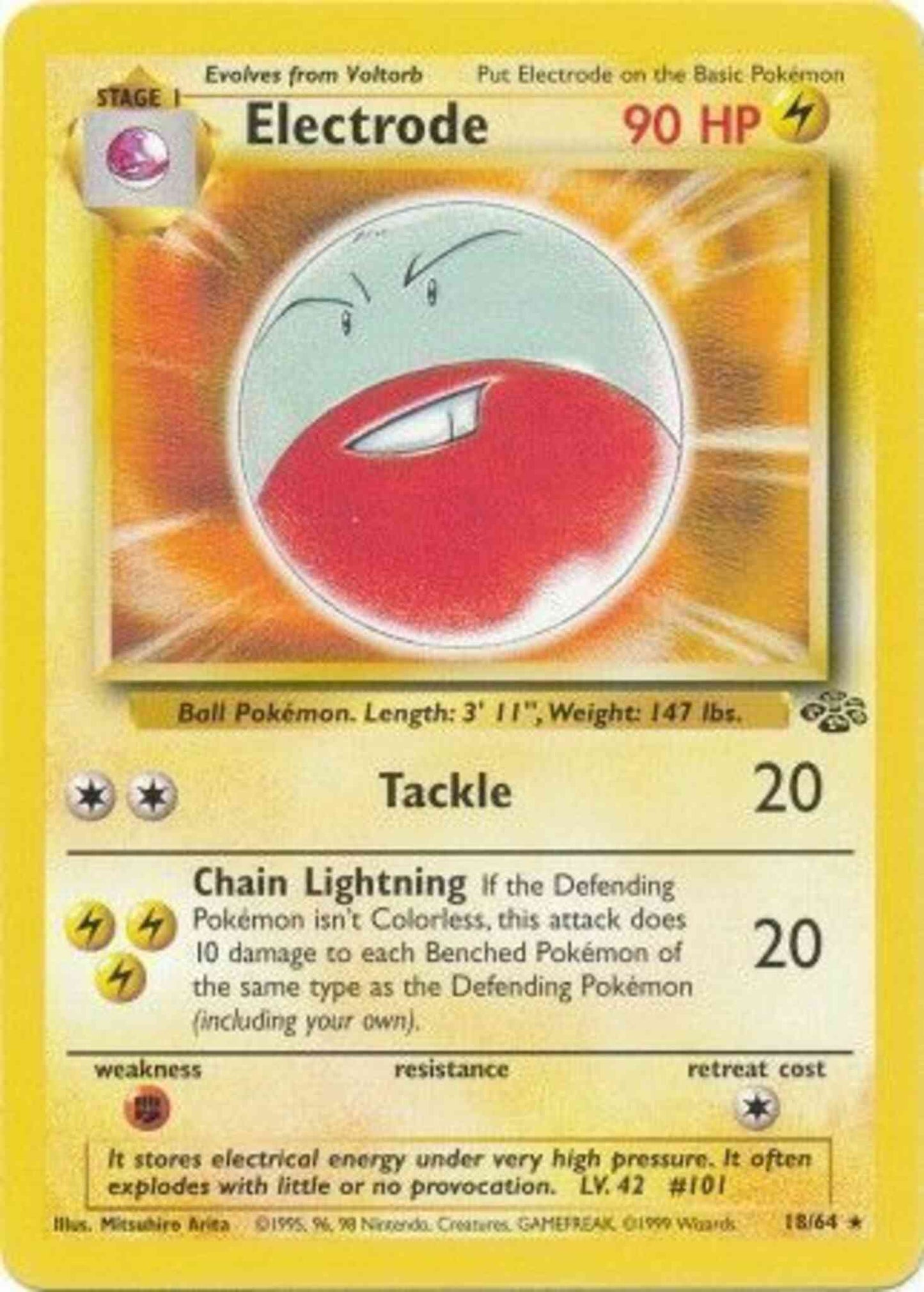 Electrode - 18/64 - Rare - Unlimited [base2U-18] [Non-Holo]