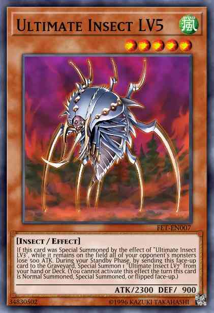 Ultimate Insect LV5 - FET-EN007 - Rare - Unlimited