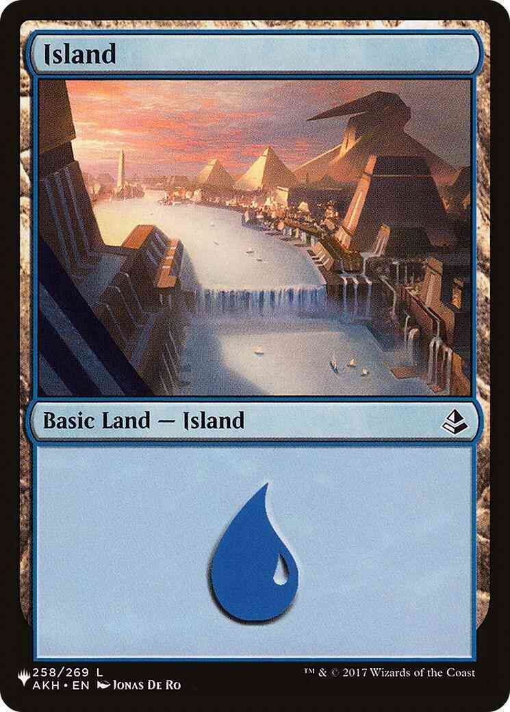 Island [AKH-258] [The List] [Non-Foil]