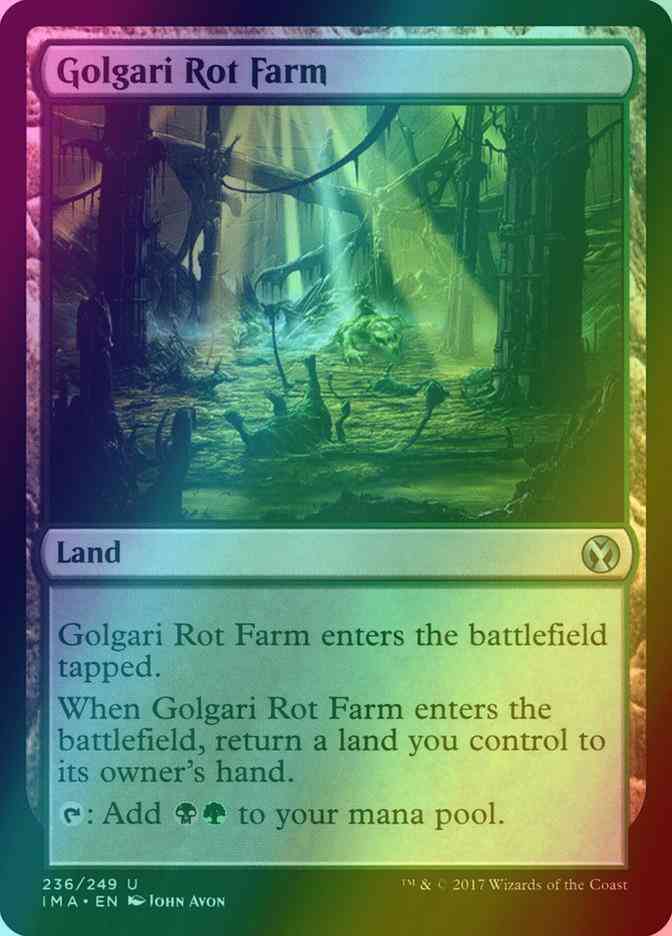 Golgari Rot Farm [236] [Iconic Masters] [Foil]