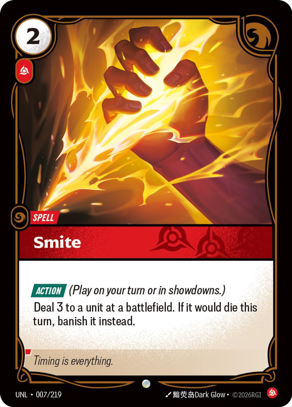 Smite - 007/219 [Unleashed] [Non-Foil]