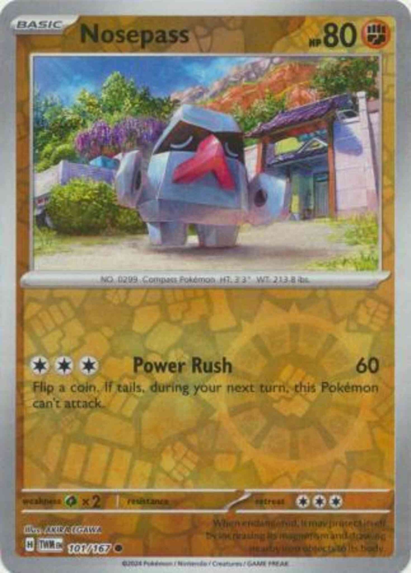 Nosepass - 101/167 - Common [sv06-101] [Reverse Holo]