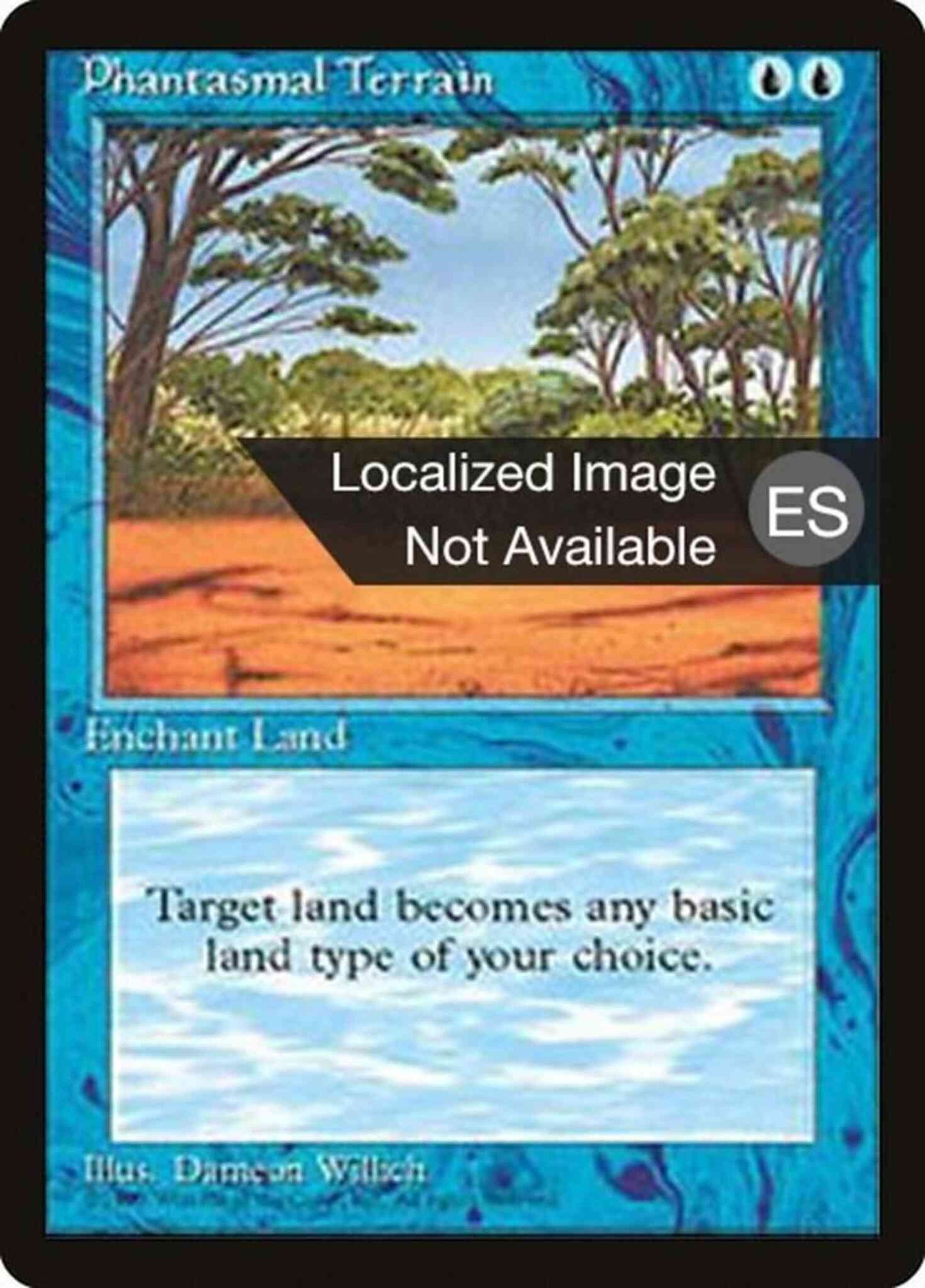 Phantasmal Terrain - Spanish [89] [Fourth Edition Black Border: Spanish] [Non-Foil]