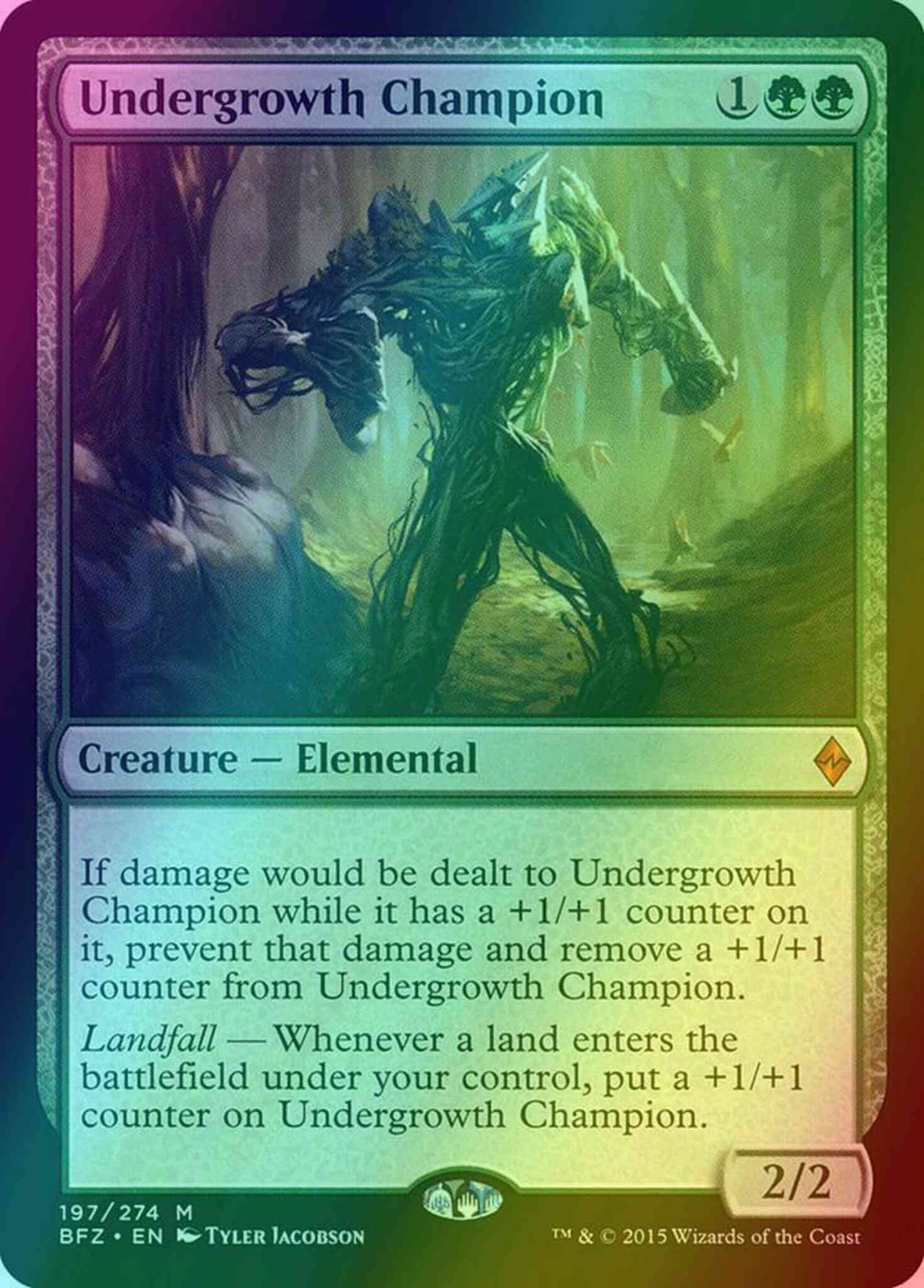 Undergrowth Champion [197] [Battle for Zendikar] [Foil]