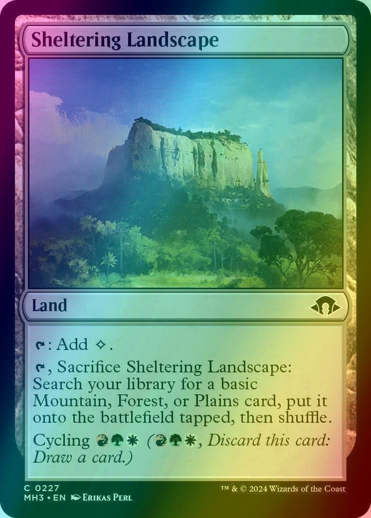 Sheltering Landscape [227] [Modern Horizons 3] [Foil]