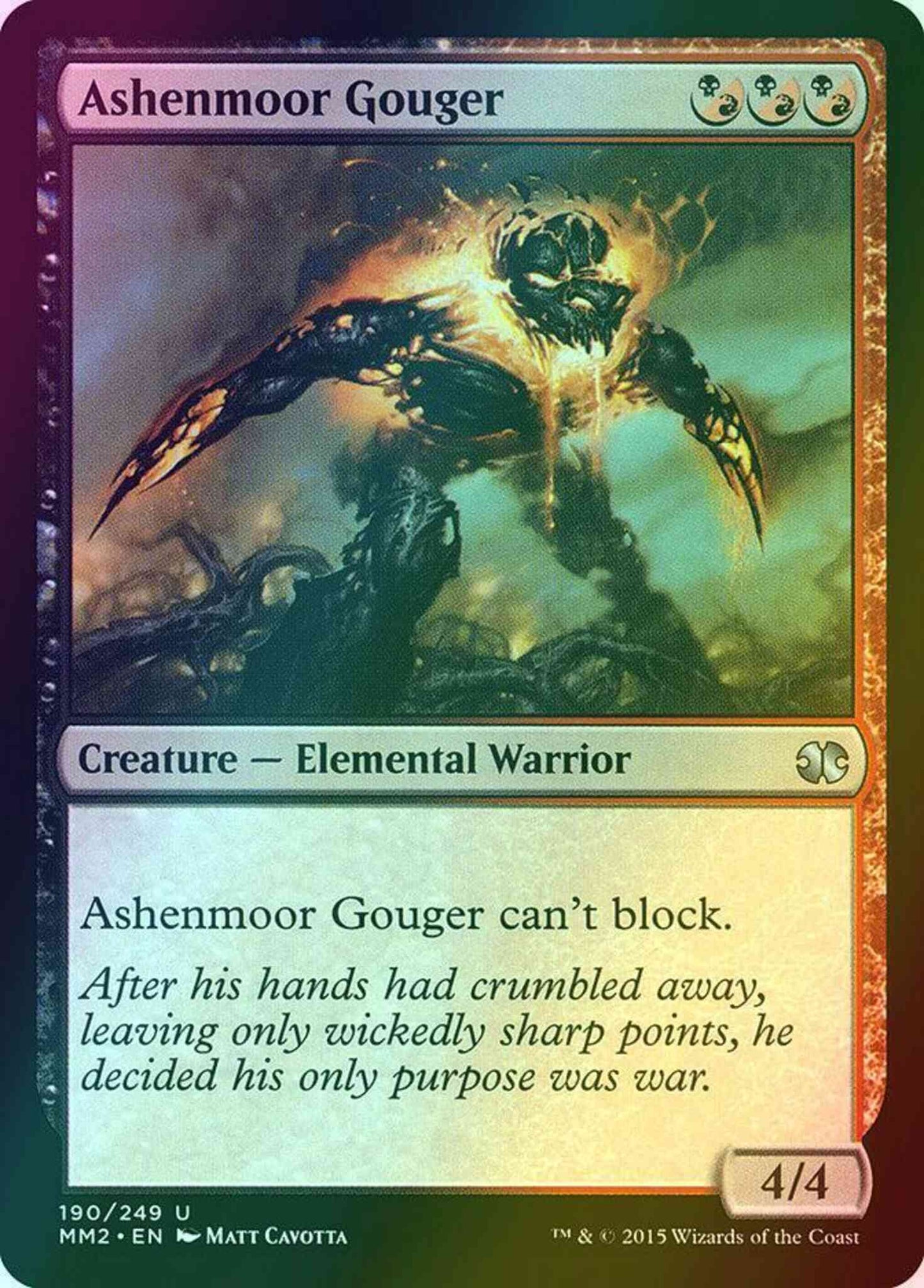 Ashenmoor Gouger [190] [Modern Masters 2015] [Foil]