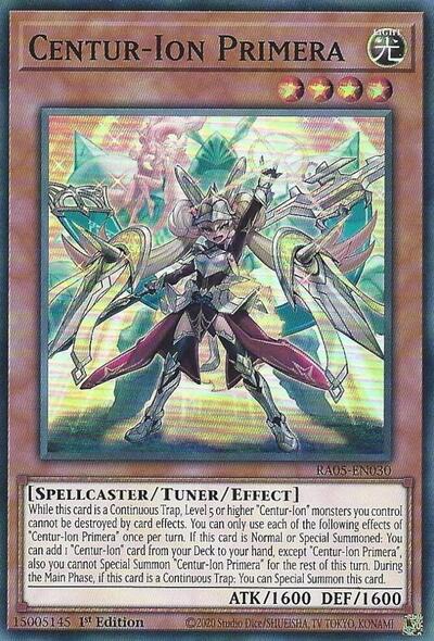 Centur-Ion Primera - RA05-EN030 - Super Rare - 1st Edition