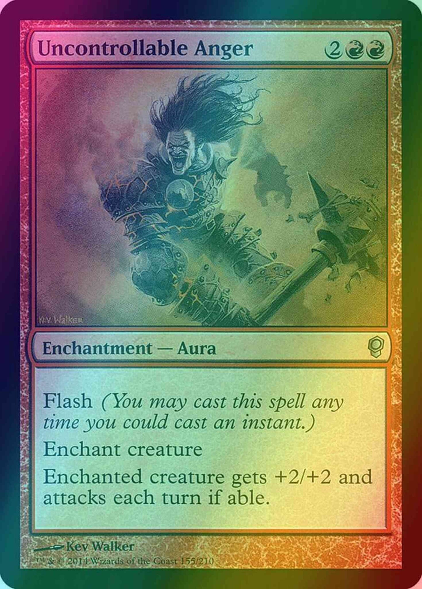 Uncontrollable Anger [155] [Conspiracy] [Foil]