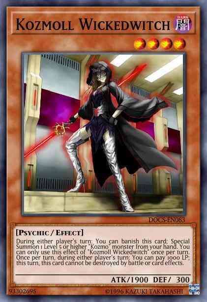 Kozmoll Wickedwitch - PGL3-EN029 - Gold Secret Rare - 1st Edition