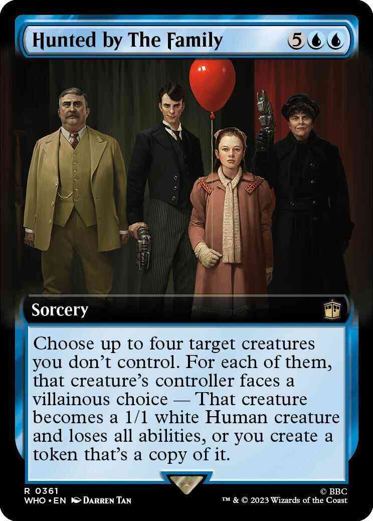 Hunted by The Family [361] [Extended Art] [Universes Beyond: Doctor Who] [Non-Foil]