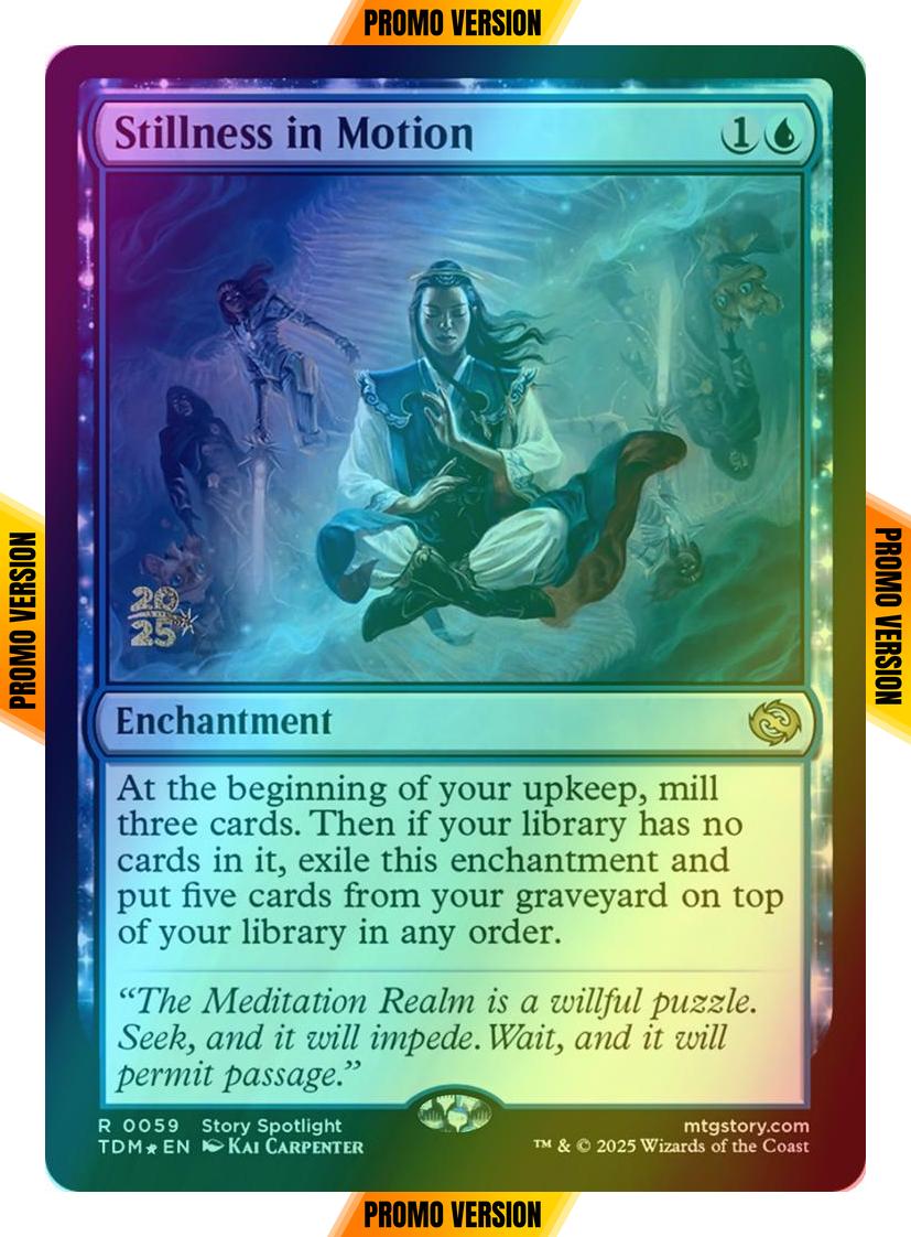Stillness in Motion [59s] [Prerelease] [Tarkir: Dragonstorm: Promos] [Foil]