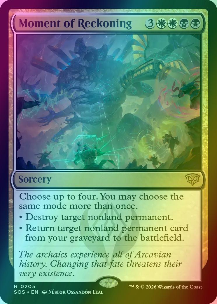 Moment of Reckoning [205] [Secrets of Strixhaven] [Foil]