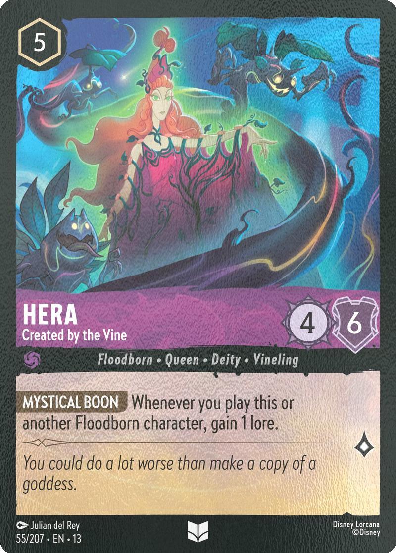 Hera - Created by the Vine - 55/204 [Attack of the Vine!] [Cold Foil]