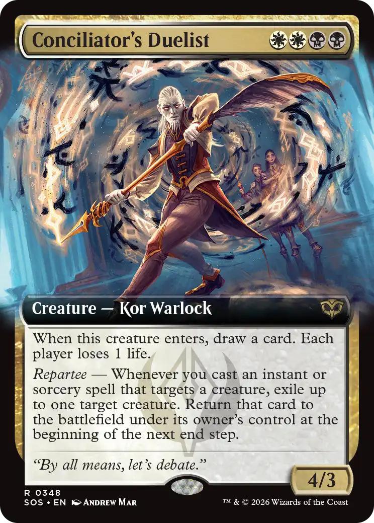 Conciliator's Duelist [348] [Extended Art] [Secrets of Strixhaven] [Non-Foil]