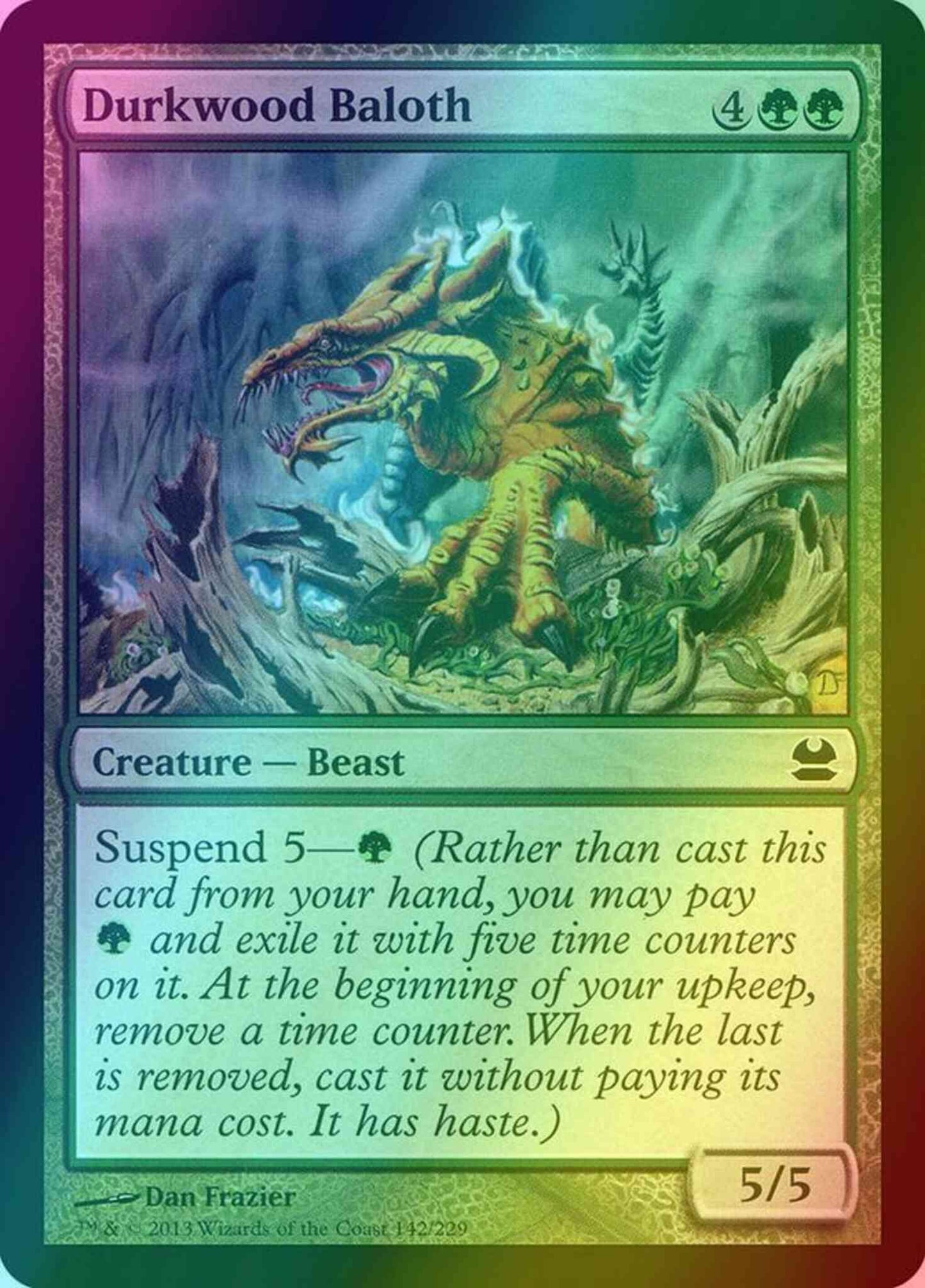 Durkwood Baloth [142] [Modern Masters] [Foil]