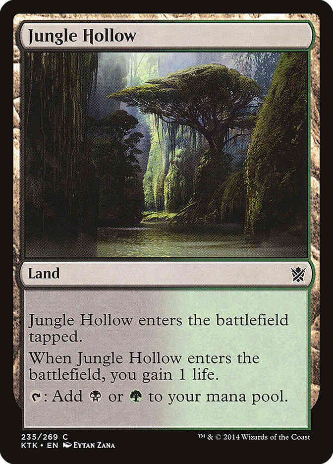 Jungle Hollow [235] [Khans Of Tarkir] [Non-Foil]