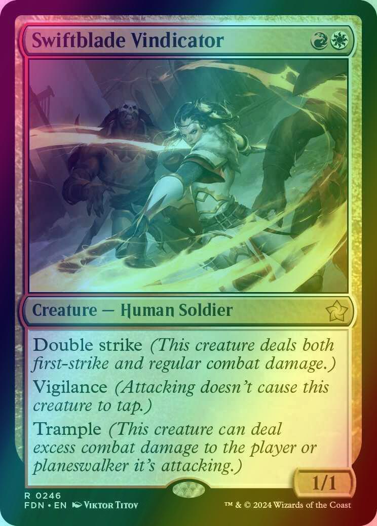 Swiftblade Vindicator [246] [Foundations] [Foil]