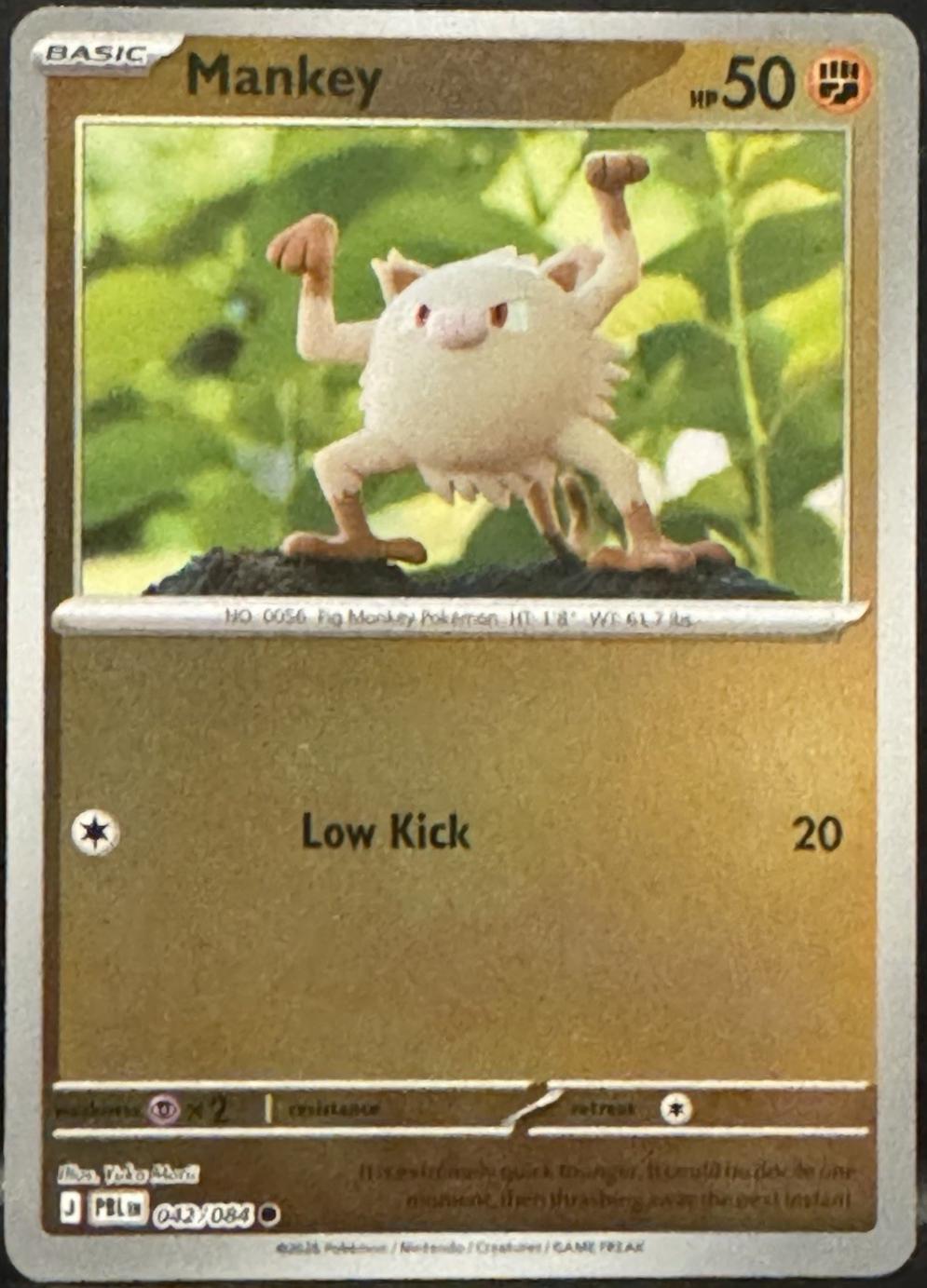 Mankey - 042/084 - Common [me05-042] [Reverse Holo]