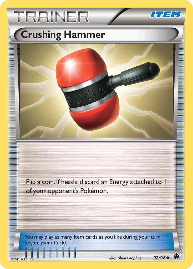 Crushing Hammer - 92/98 - Uncommon [bw2-92] [Reverse Holo]