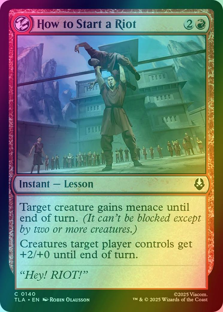 How to Start a Riot [140] [Avatar: The Last Airbender] [Foil]