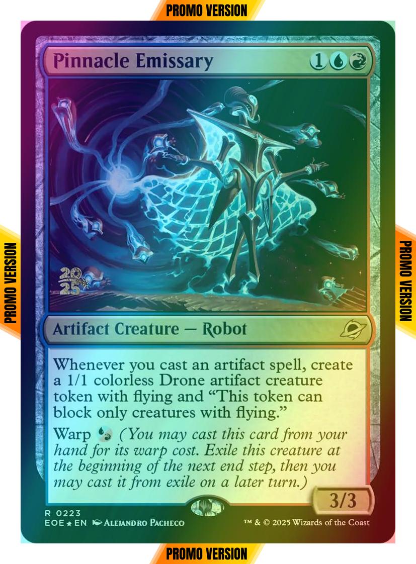 Pinnacle Emissary [223s] [Prerelease] [Edge of Eternities: Promos] [Foil]