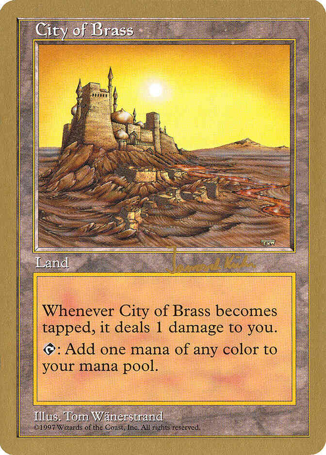 City of Brass [jk413] [Janosch Kunn] [World Championship Decks 1997] [Non-Foil]